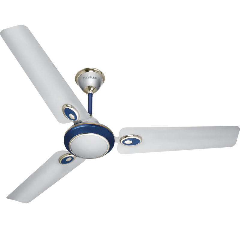 HAVELLS FAN FUSION SILVER FASHION BLUE 1200MM