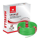HAVELLS 100M GREEN LIFELINE CABLE - FIRE RETARDANT