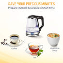 KENT ELECTRIC KETTLE GLASS 1.7L 1500W