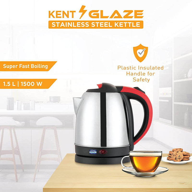 KENT GLAZE ELECTRIC KETTLE 1.5L 1500W