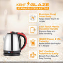 KENT GLAZE ELECTRIC KETTLE 1.5L 1500W