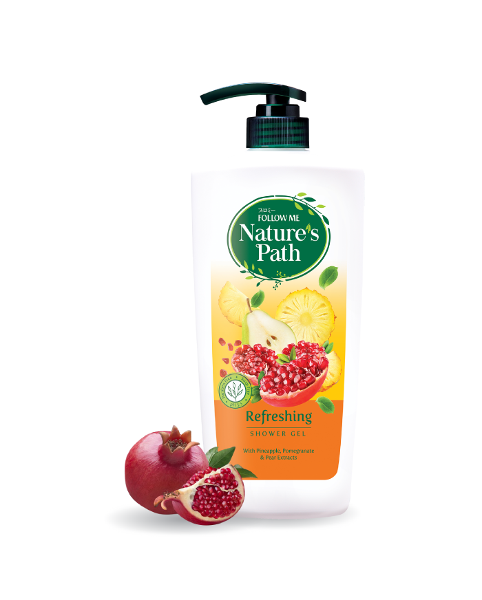 FOLLOW ME NATURE'S PATH SHOWER GEL 650ML - REFRESHING