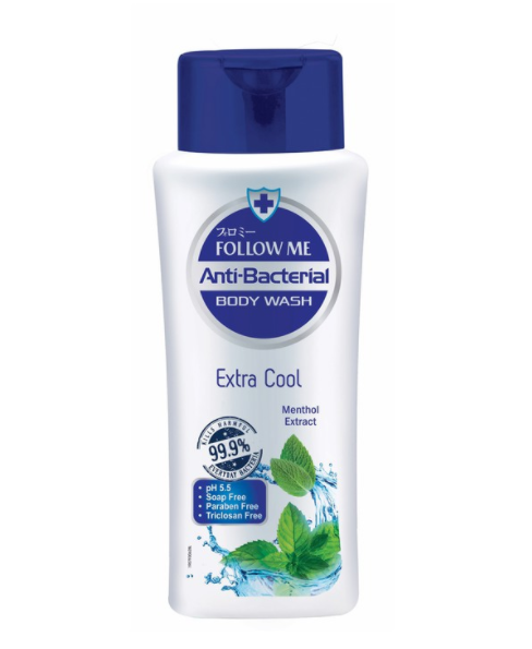 FOLLOW ME ANTI-BACTERIAL BODY WASH 220ML - EXTRA COOL