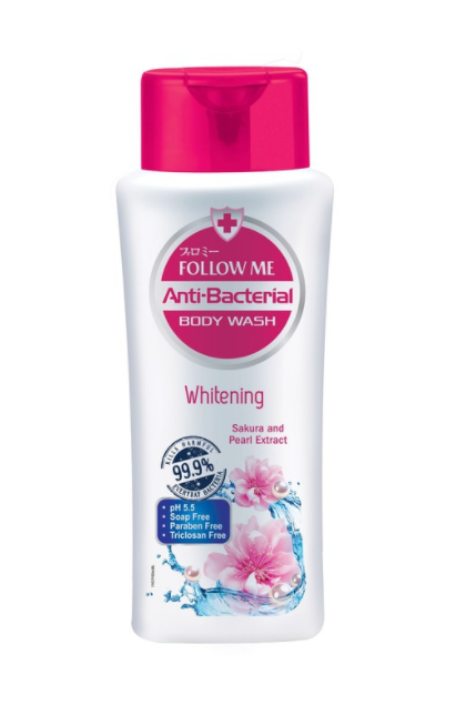 FOLLOW ME ANTI-BACTERIAL BODY WASH 220ML - WHITENING