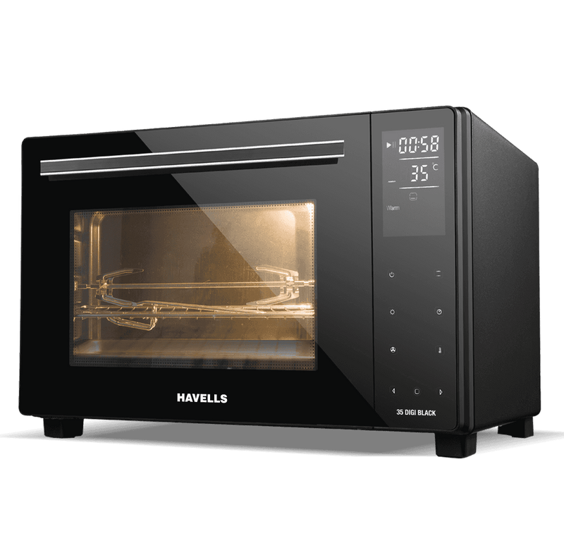 HAVELLS OVEN TOASTER GRILL 35 DIGI BLACK 1700W