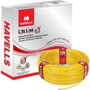 HAVELLS 100M YELLOW LIFELINE CABLE - FIRE RETARDANT